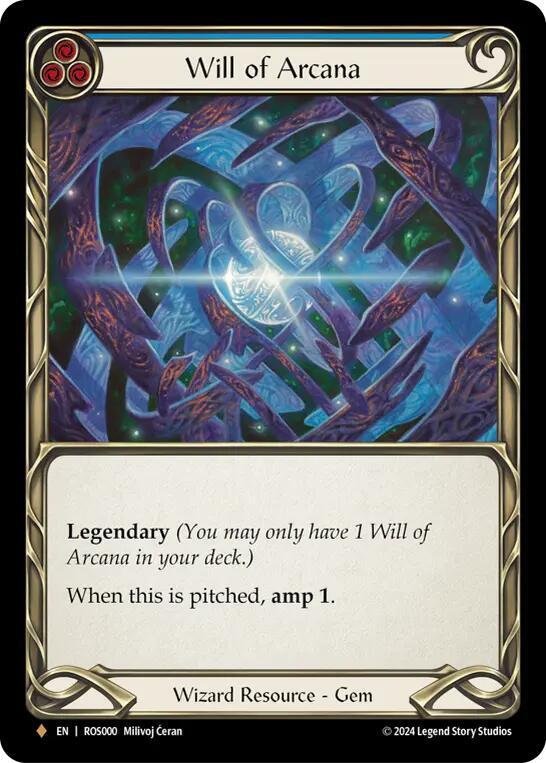 Will of Arcana (Cold Foil) - Rosetta - Flesh and Blood TCG