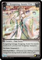 Kongming, Ascetic Vice - Mortal Ambition - Grand Archive TCG