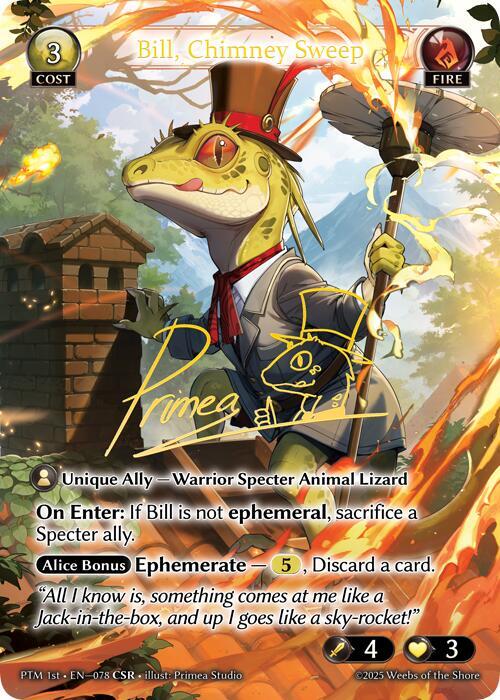 Bill, Chimney Sweep (CSR) - Phantom Monarchs - Grand Archive TCG