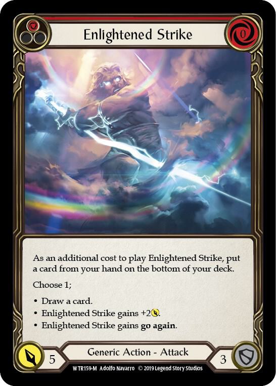 Enlightened Strike - Welcome to Rathe - Flesh and Blood TCG