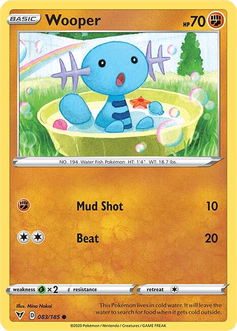 Wooper - SWSH04: Vivid Voltage - Pokemon - TCGplayer.com