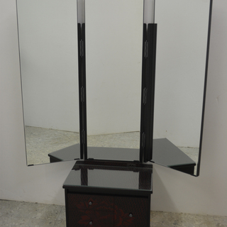 本三面鏡YK711鎌倉彫 - 鏡台・ドレッサーの専門店 大川の田中鏡台店