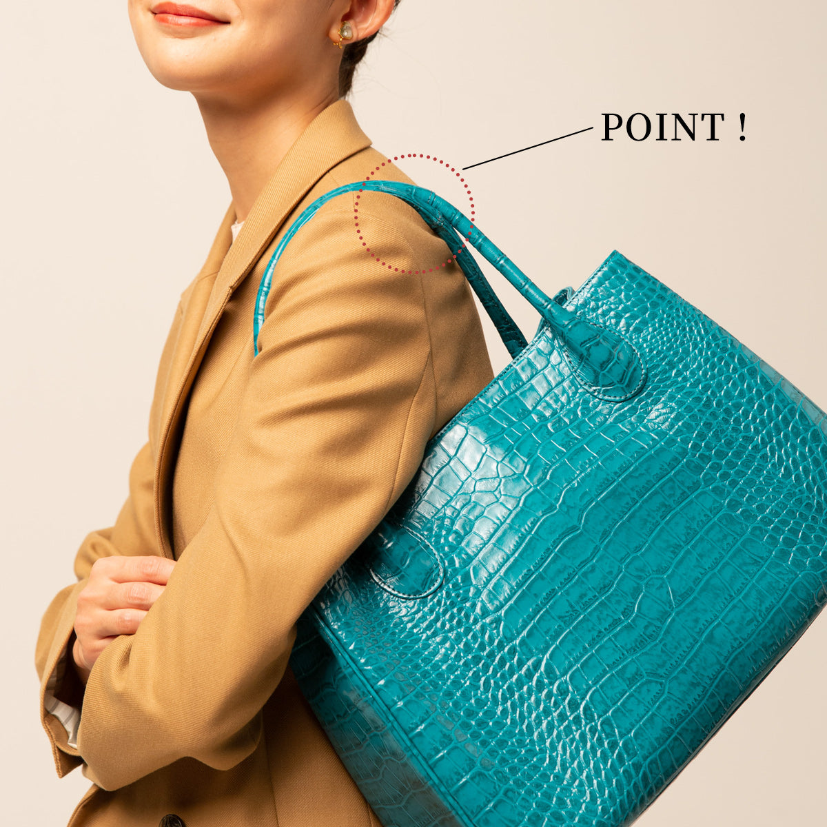 A4トート チェリーレッド ｜ 鎌倉のバッグ 鎌倉高野オンラインブティック