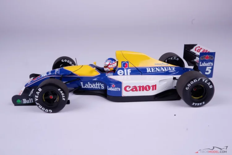 Model car Williams FW14B Mansell 1992, Minichamps | Tibormodel.com