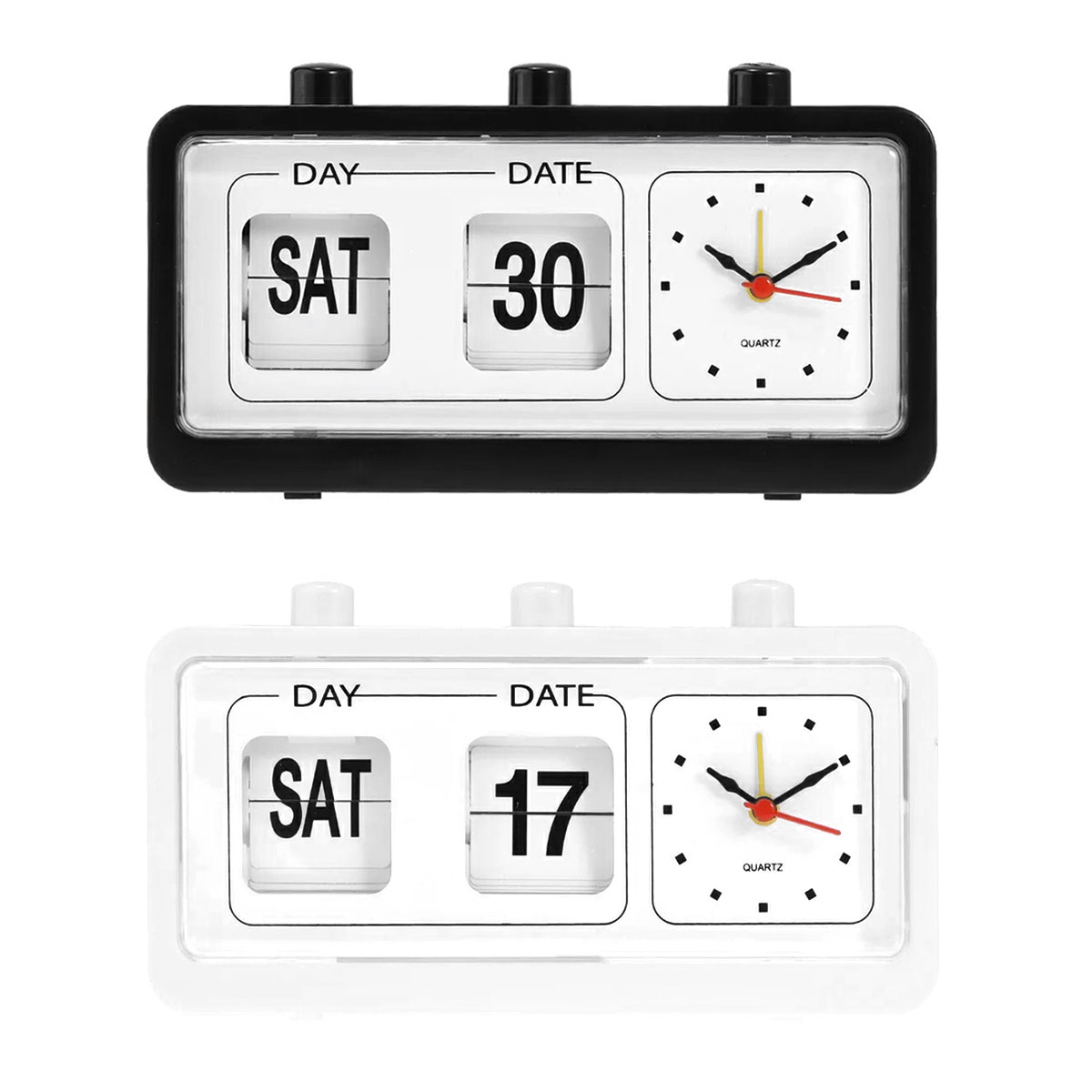 楽天市場】パタパタ デジタル 時計（置き時計・掛け時計｜インテリア