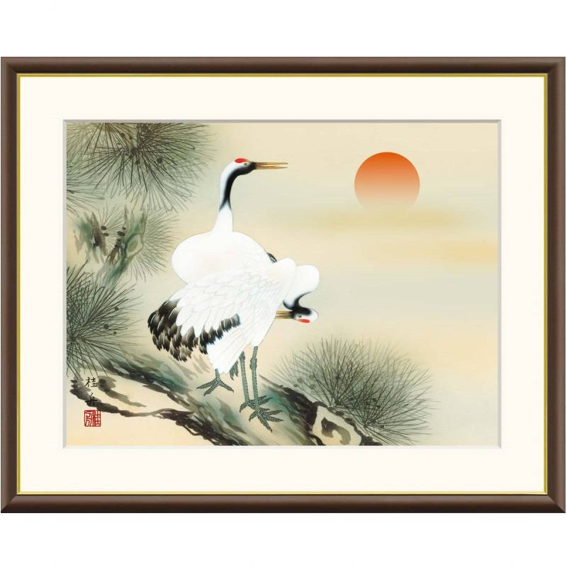 楽天市場】竹鶴（日本画｜絵画）：アート・美術品・骨董品・民芸品