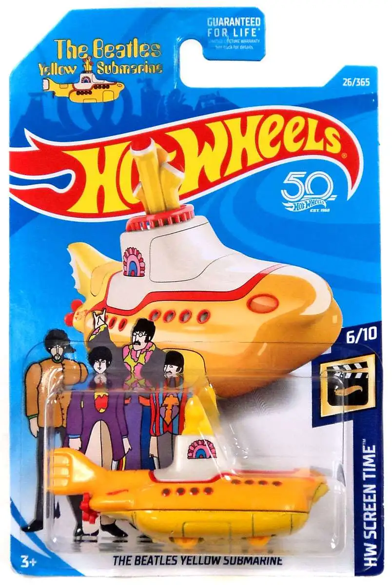 Hot Wheels The Beatles The Beatles Yellow Submarine 164 Diecast