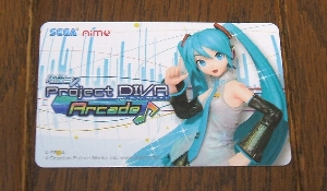 Aimeカード（初音ミク デザイン）: 今日のゲーム！！