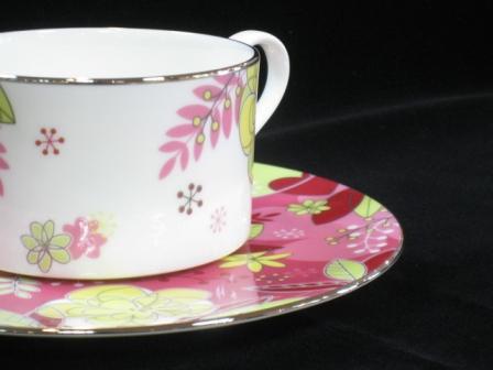 ナルミ narumi フローラルパラダイス ティー・コーヒーカップ