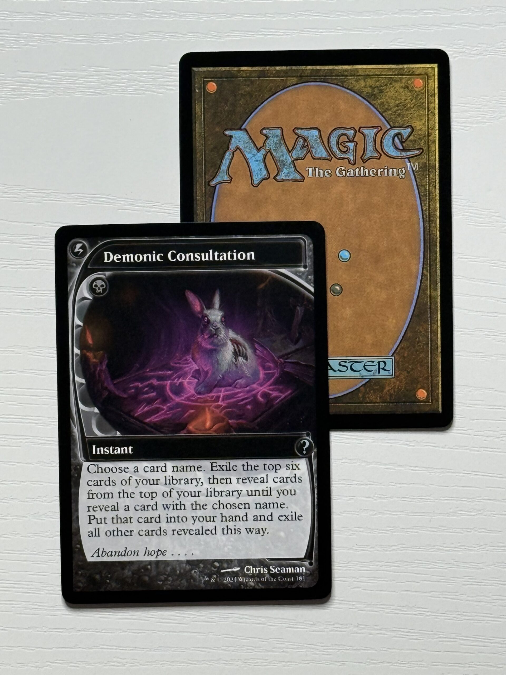 Demonic Consultation Mystery Booster 2 Future Sight – Tolarian Library