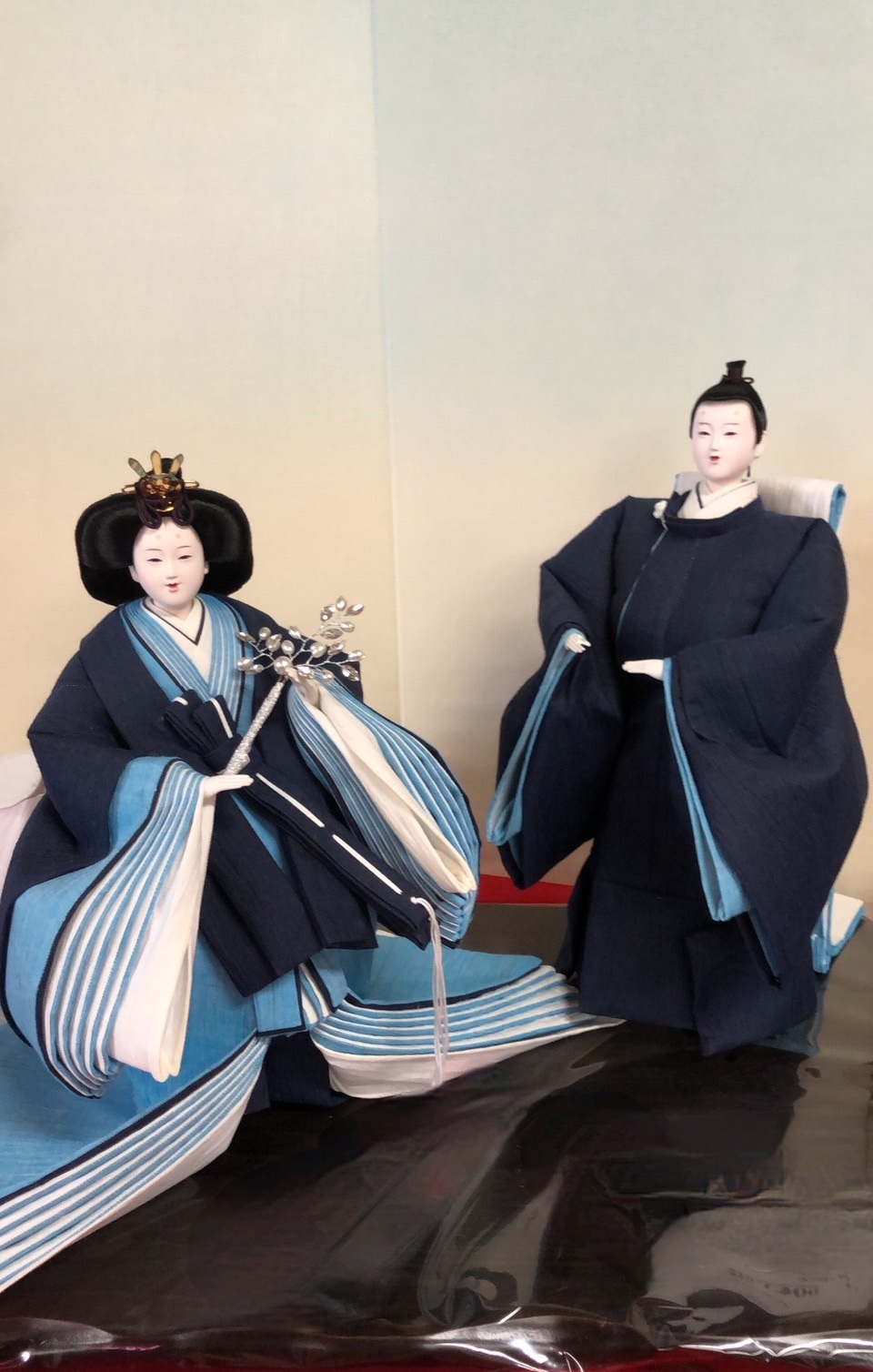 涼しげな 青 の雛人形 ① | ひなや