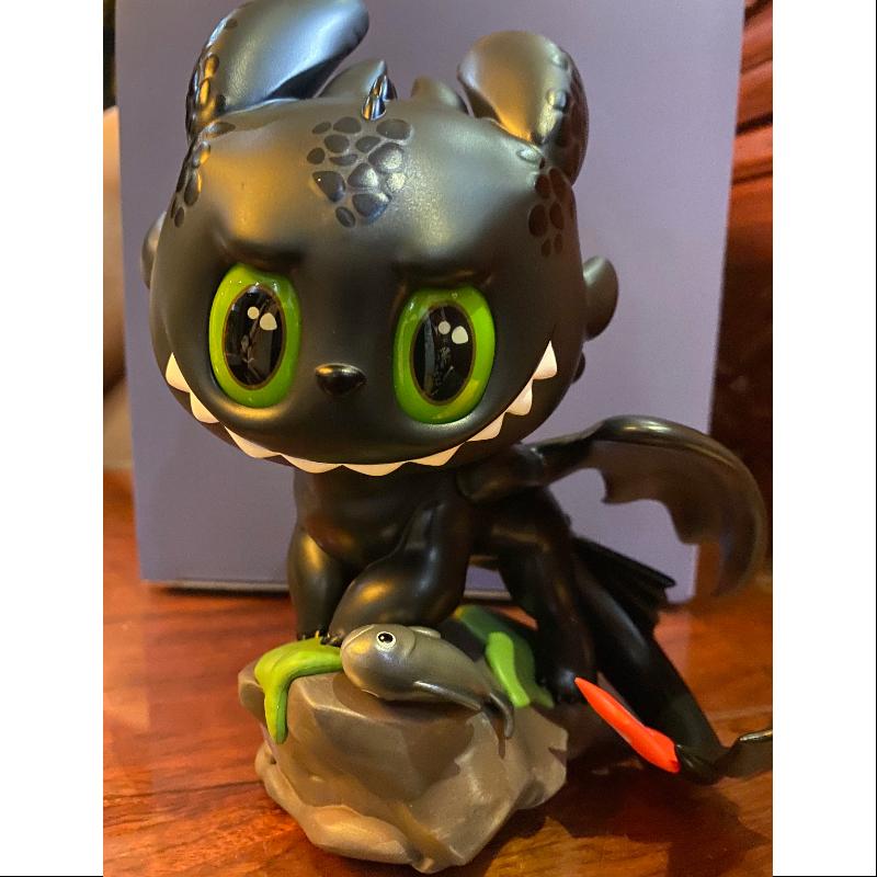 Labubu The Monsters How to Train Your Dragon Black Figurine