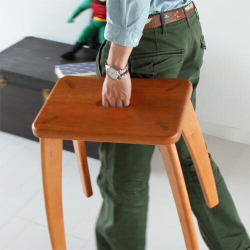 楽天市場】旭川家具 WOW ワオ KAKU 角スツール 国産家具 無垢 スツール