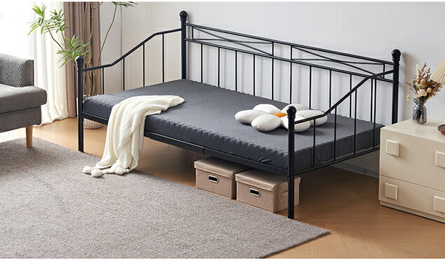 楽天市場】【17時~7h全品P5倍!】シングルベッド パイプベッド ベッド