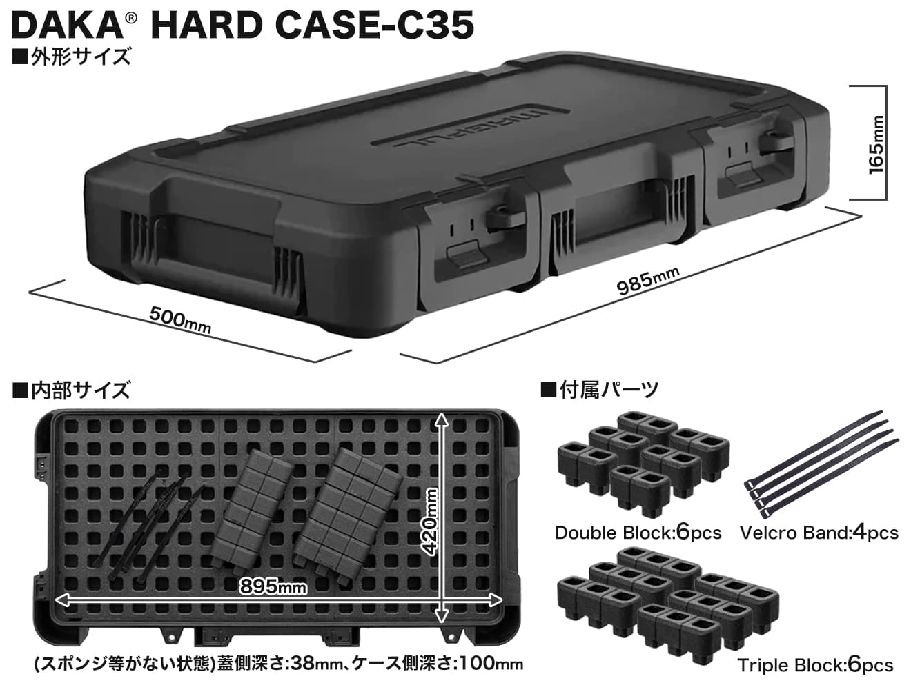 楽天市場】Magpul DAKA ハードケース C35◇マグプル ガンケース
