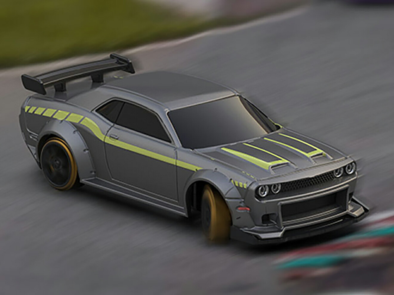 楽天市場】TURBO RACING 1/76スケール ドリフトカー C65シルバーグレー