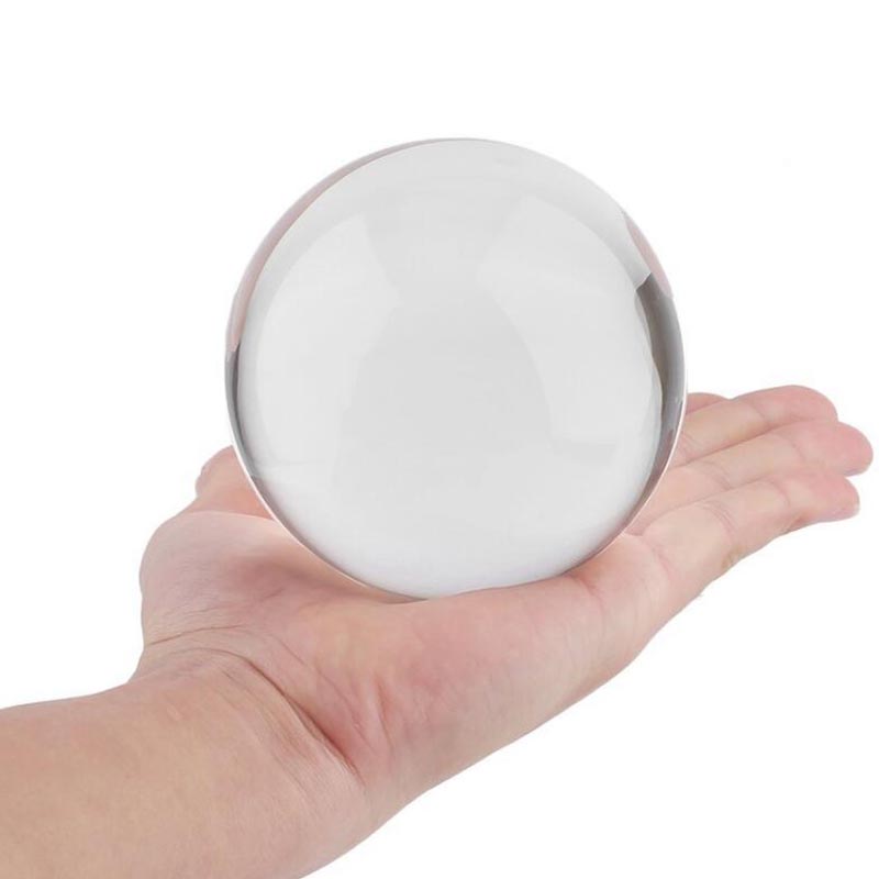 楽天市場】[大きさ 80mm 8cm] クリスタルガラスボール ディスプレイ