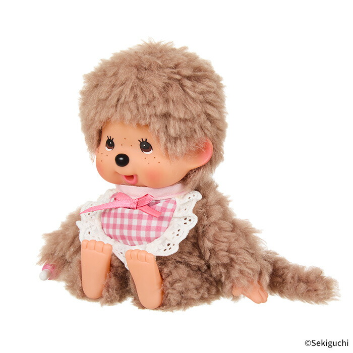 楽天市場】もこもこスウィートブラウン モンチッチピンクもこもこ