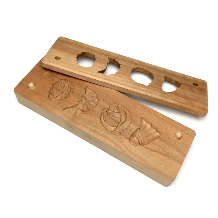 楽天市場】干菓子木型 ハロウィン 職人手彫 ※受注生産：納期1か月程度