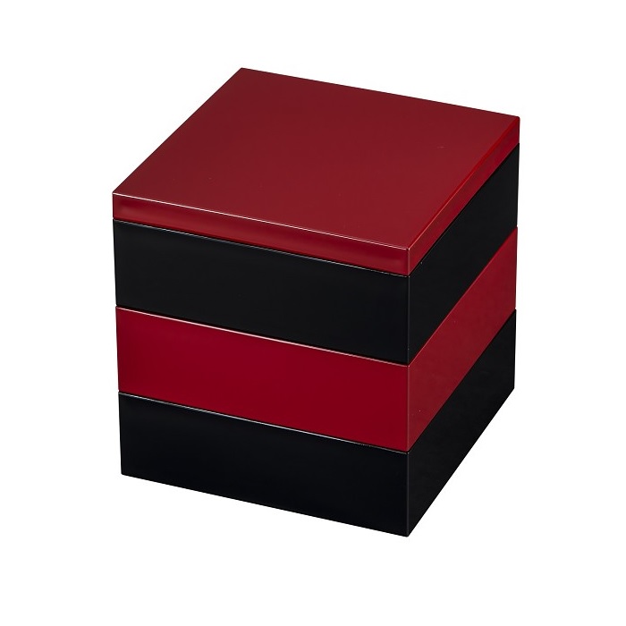 楽天市場】5.0 三段重 塗分山中漆器 山中塗 : 漆器のお店 山崎又一商店