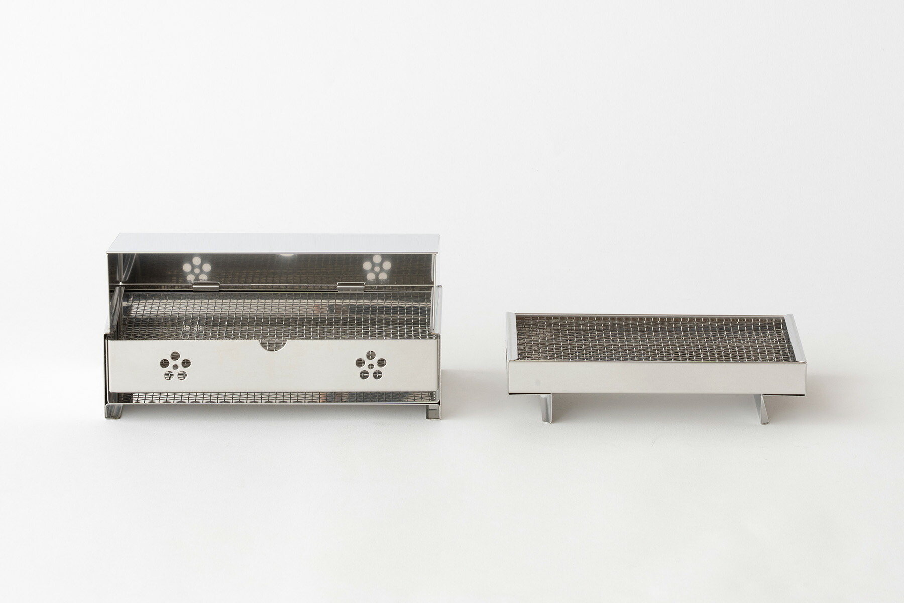 楽天市場】ステンレス 線香皿 屋根付き 金属製 便利 18センチ 機能的