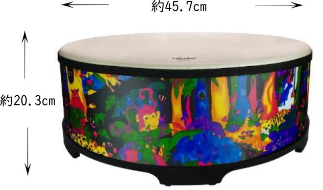 楽天市場】レモ/キッズCSTギャザリングドラム【KD581801CST】18”×8