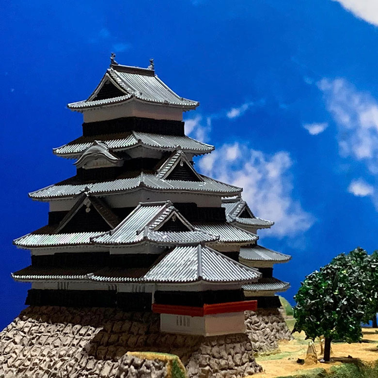 楽天市場】松本城 ジオラマ模型【当店限定オリジナル】【完成品】お城