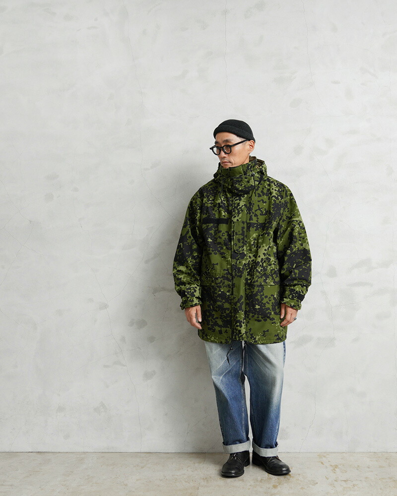 楽天市場】実物 新品 デッドストック デンマーク軍 M-84カモ