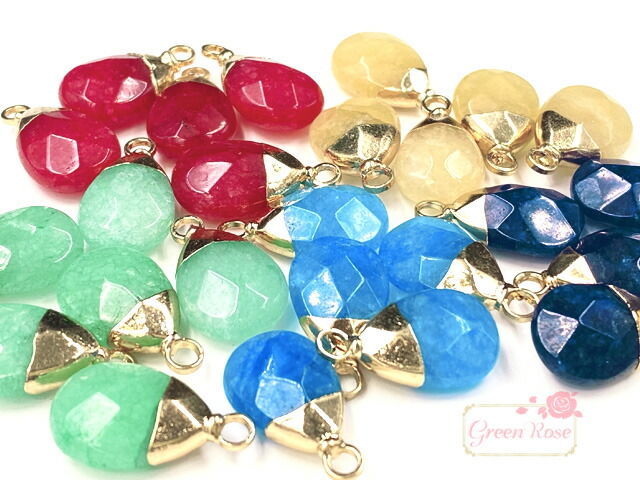 楽天市場】天然石 チャーム ペンダントトップ パワーストーン