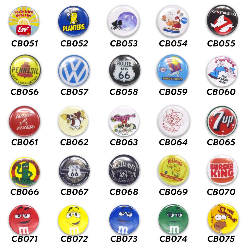 楽天市場】【メール便送料無料】えらべる缶バッチ10個セット / 缶