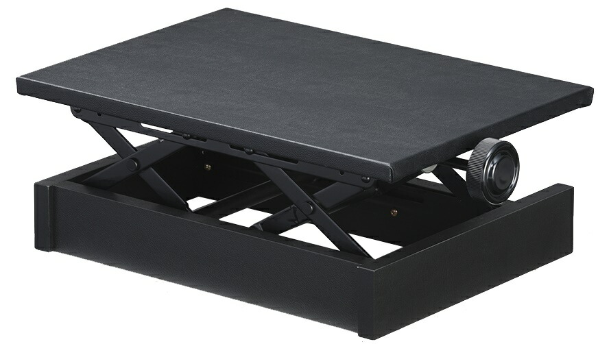 楽天市場】ピアノ足台 AX-51 ブラック ピアノ補助台 吉澤 ハンドル式