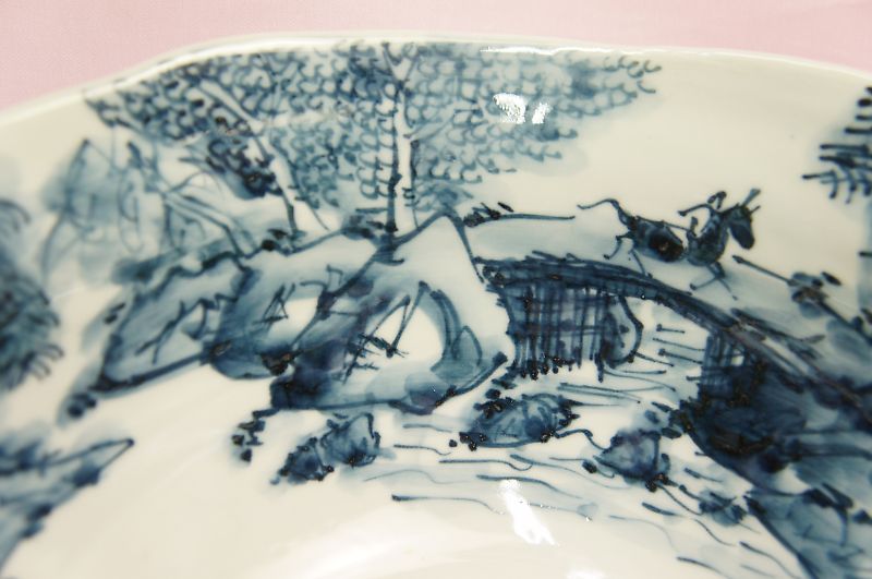楽天市場】六齋窯 村田幸之介 染付山水 鉢 : 食器のみつはた