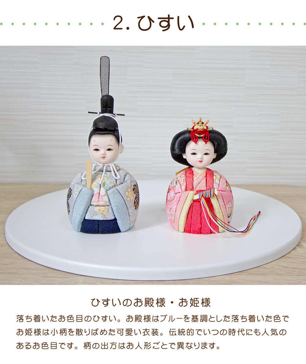楽天市場】雛人形 コンパクト おしゃれ ケース飾り平飾り 木目込み