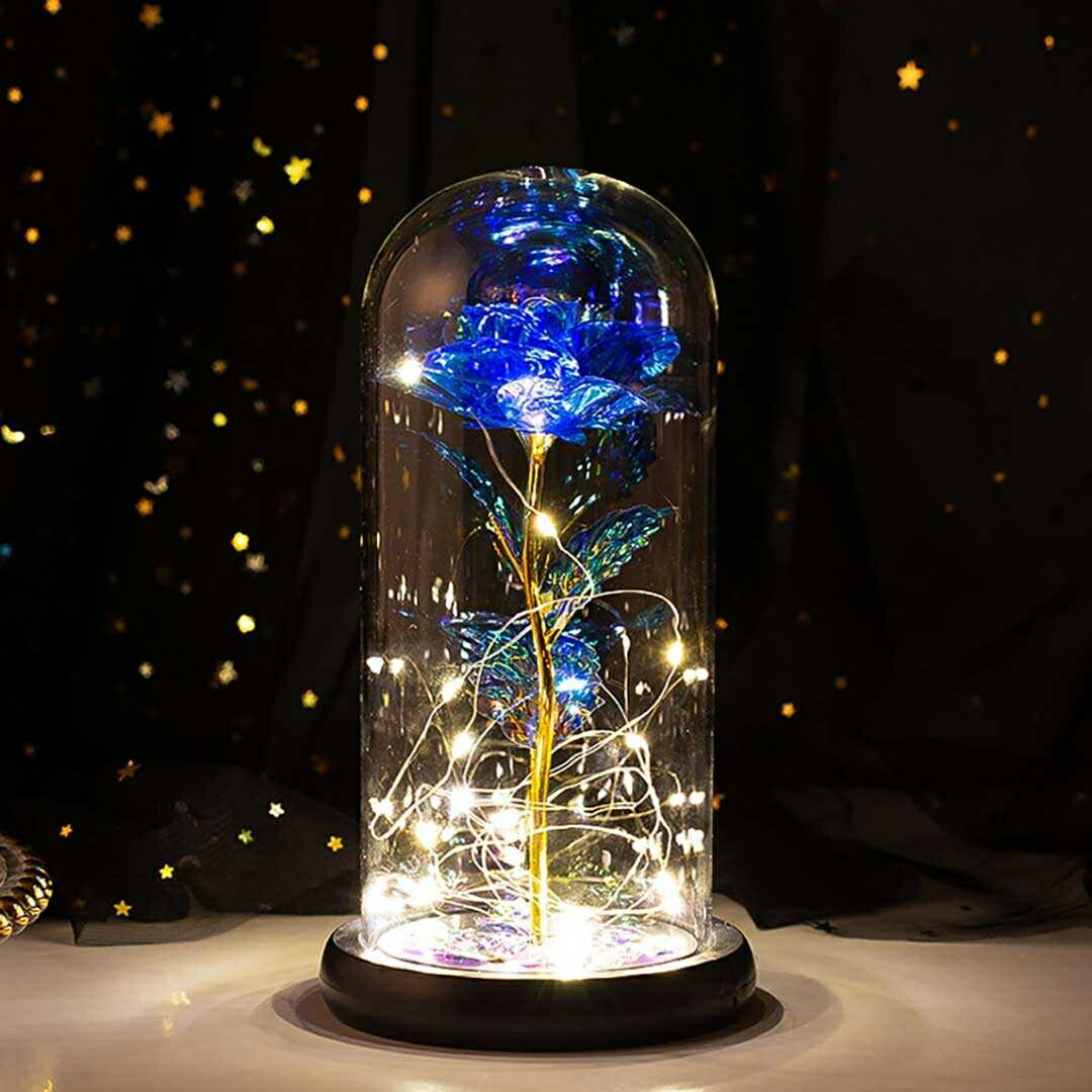 楽天市場】【ランキング1位獲得】 照明 薔薇 ガラスドーム LED