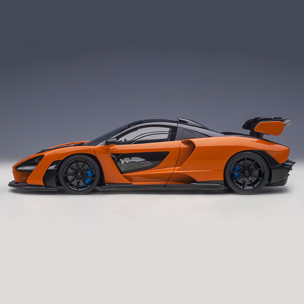 楽天市場】ミニカー 1/18 マクラーレン セナ オレンジ McLaren SENNA