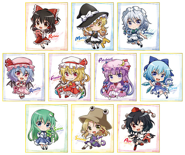 楽天市場】東方Project スタンド色紙コレクション 10個入りBOX