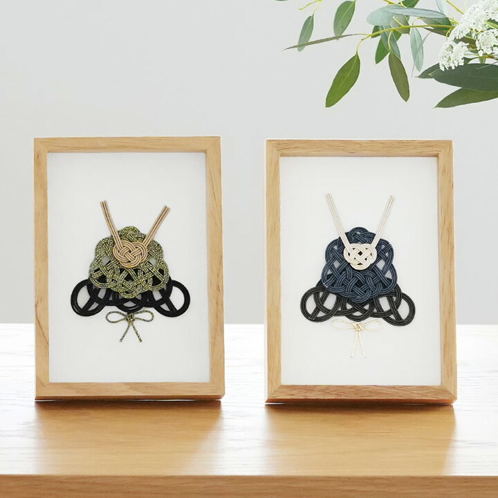 アンジェ別注】hare 水引で結ぶ 節句のフレーム 日本製／節分 飾り 鬼