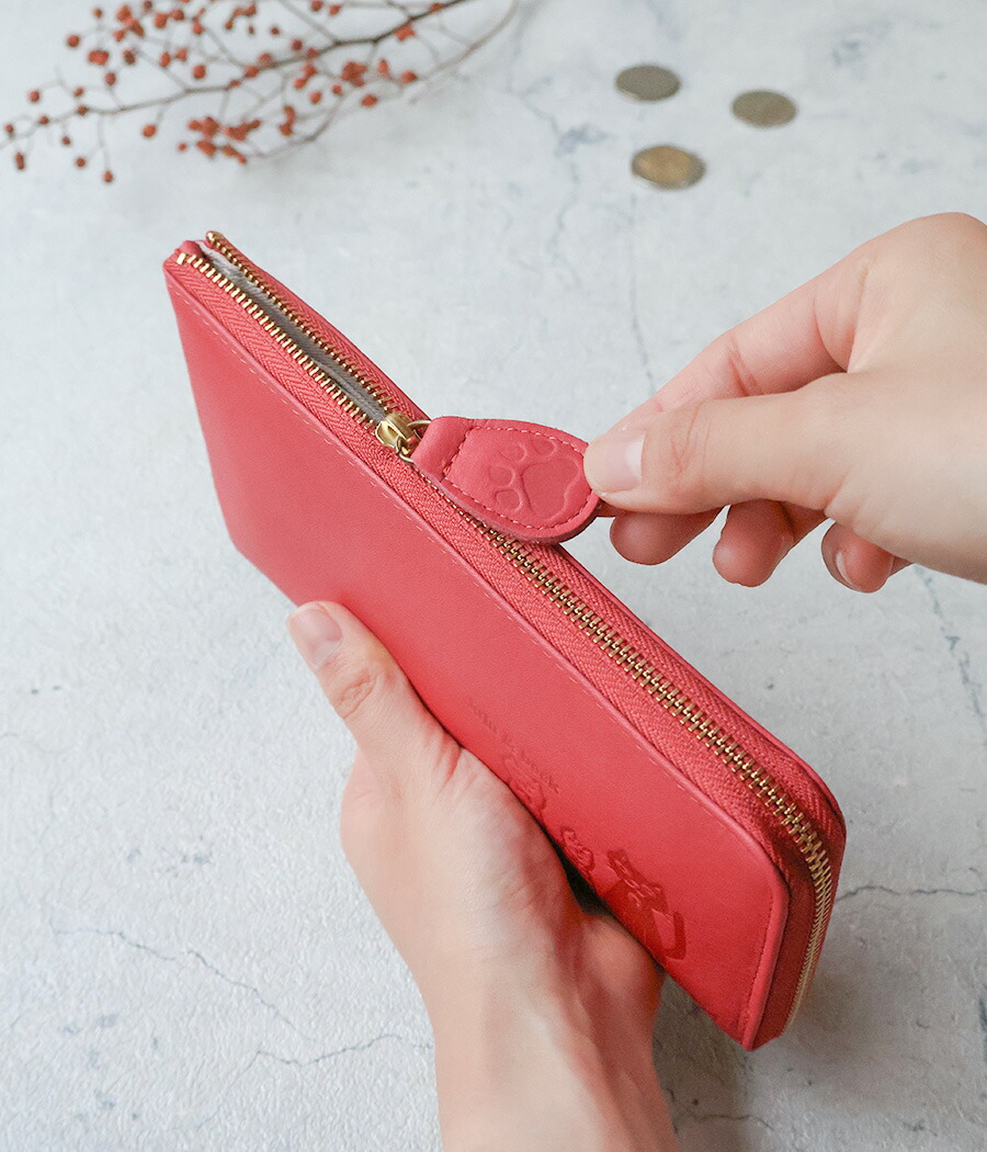 楽天市場】長財布 L字ファスナー 猫 box21 ボックス ジュジュアンド