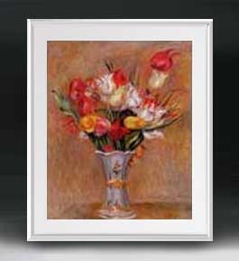 楽天市場】【油絵 直筆仕上げ】ルノワール チューリップ アート