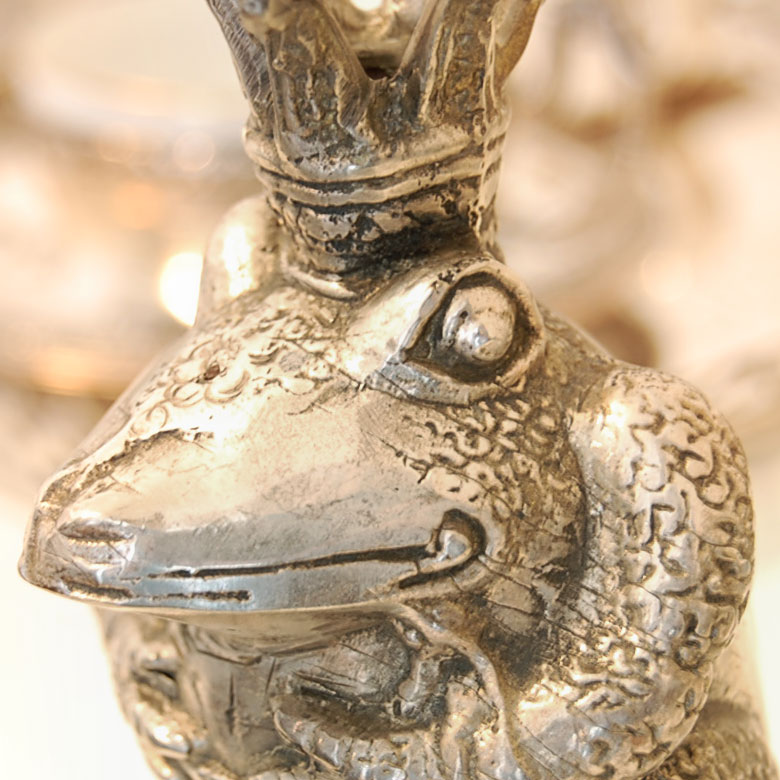 楽天市場】アジアンオブジェ カエルの王様Lサイズ かえる 蛙 王冠 真鍮