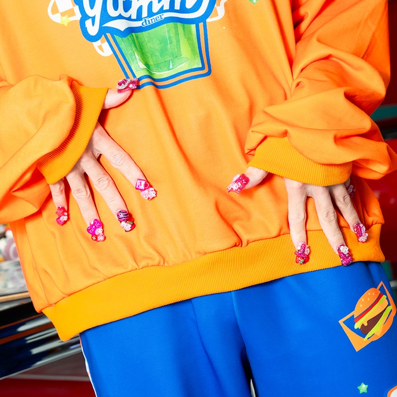 楽天市場】Yummy スウェット トレーナー 長袖 原宿 原宿系