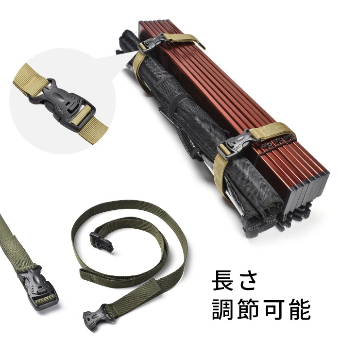 楽天市場】荷物 固定 ベルト 2重ロック 持ち運び便利 荷締めベルト 荷