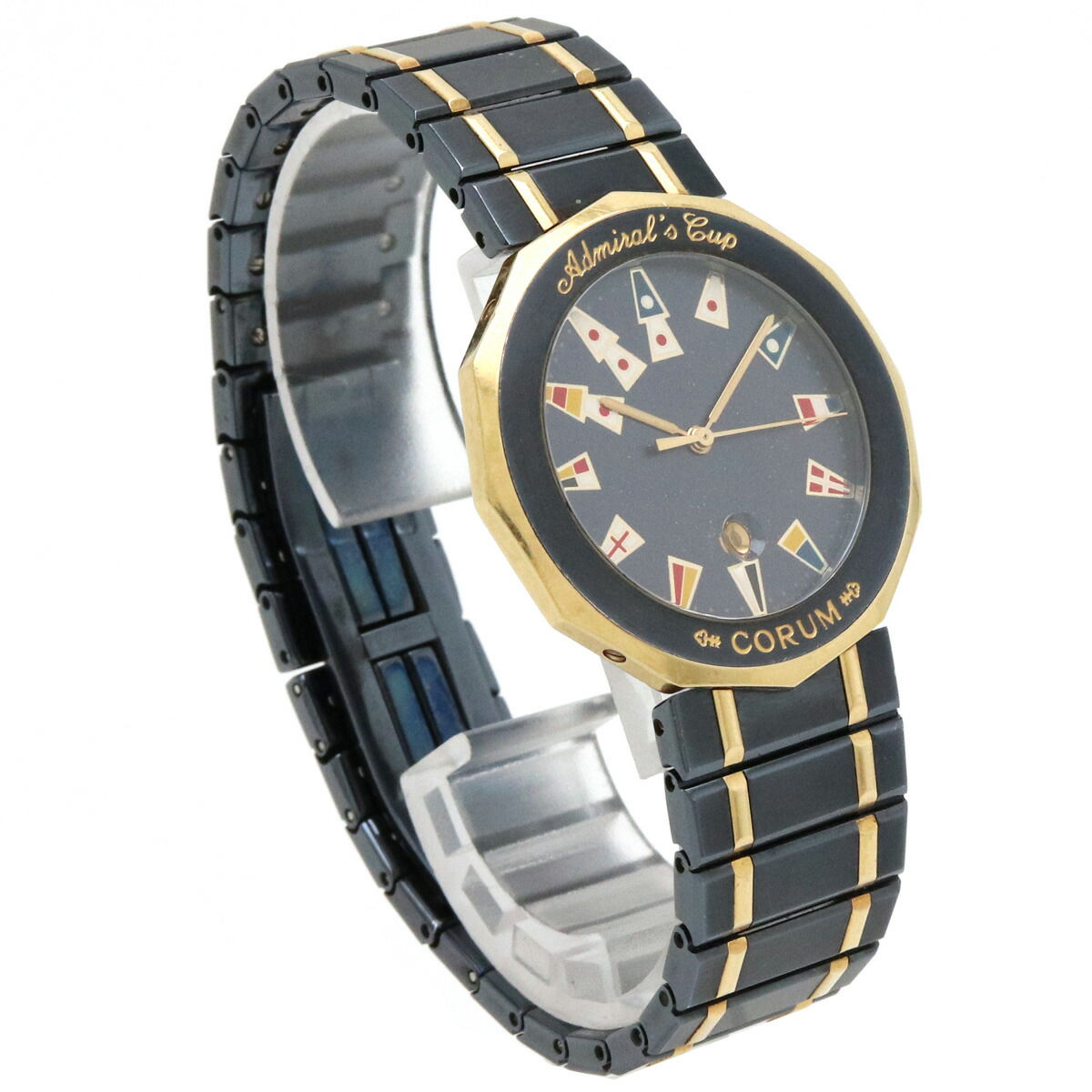楽天市場】【ウォッチ】CORUM コルム アドミラルズカップ ガンブルー