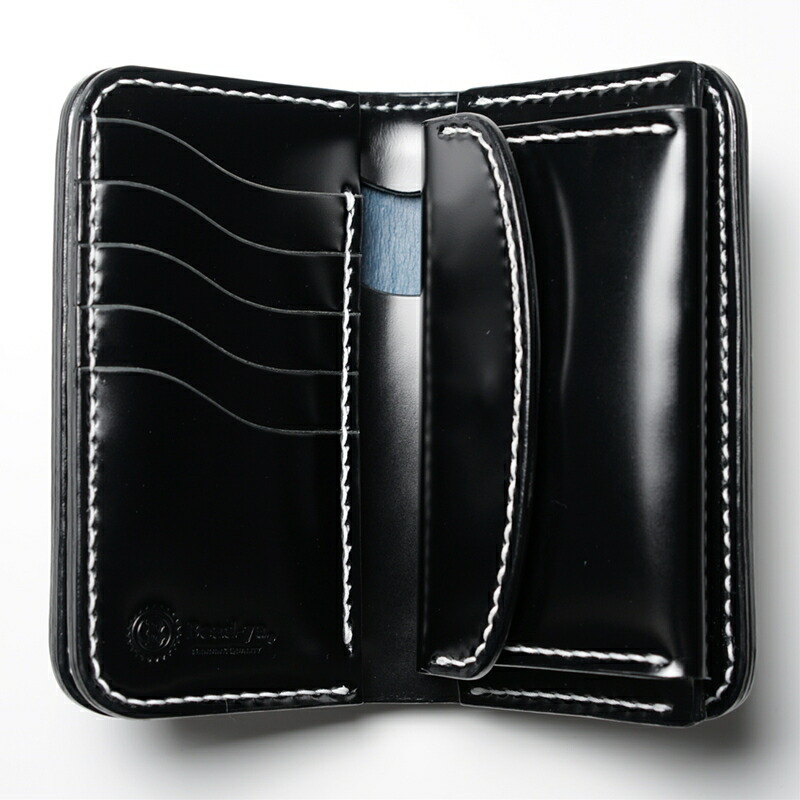 楽天市場】コードバンミドルウォレット パンチング ダブルカット