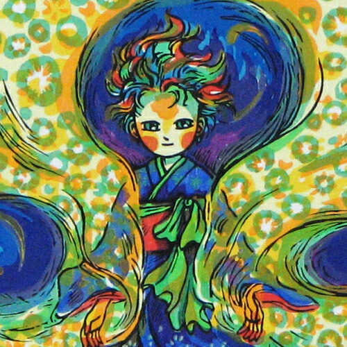 風鈴丸 版画 『バケイション』 楽天市場】風鈴丸 額付き木版画 森へ帰る 1998年 : ベルセーブ