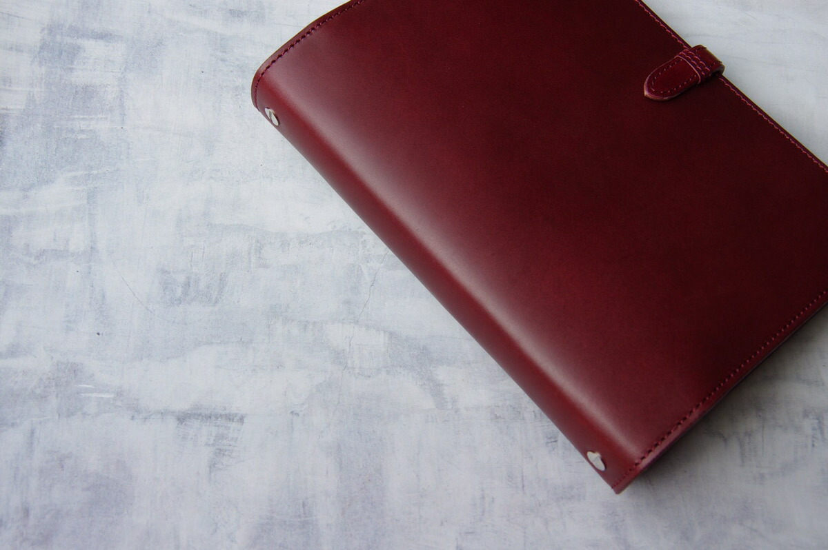 楽天市場】本革 A5 システム手帳 差し込みフラップ ブッテーロ 名入れ