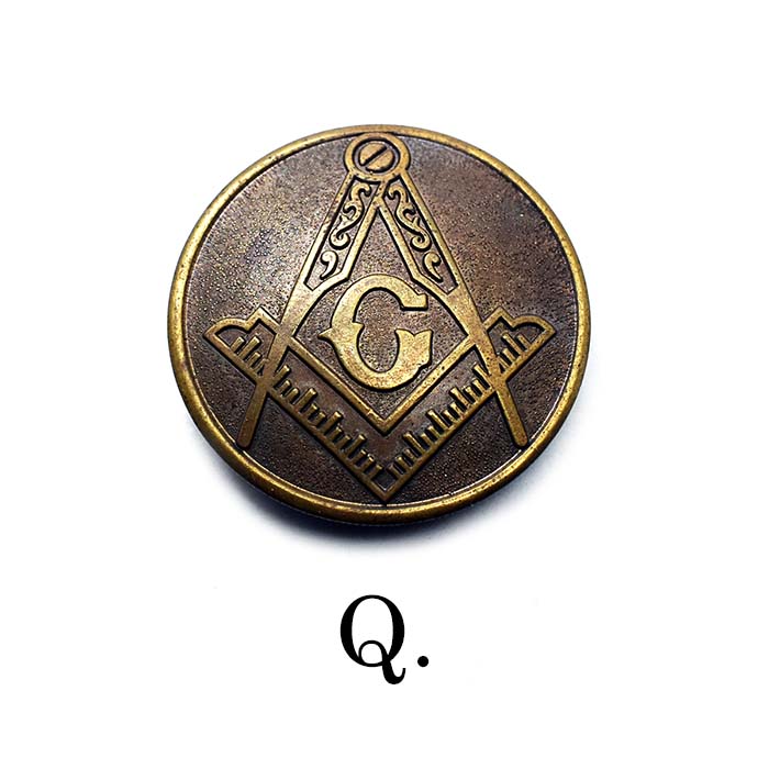 楽天市場】フリーメイソン/記念コイン メダル 秘密結社 Mサイズ
