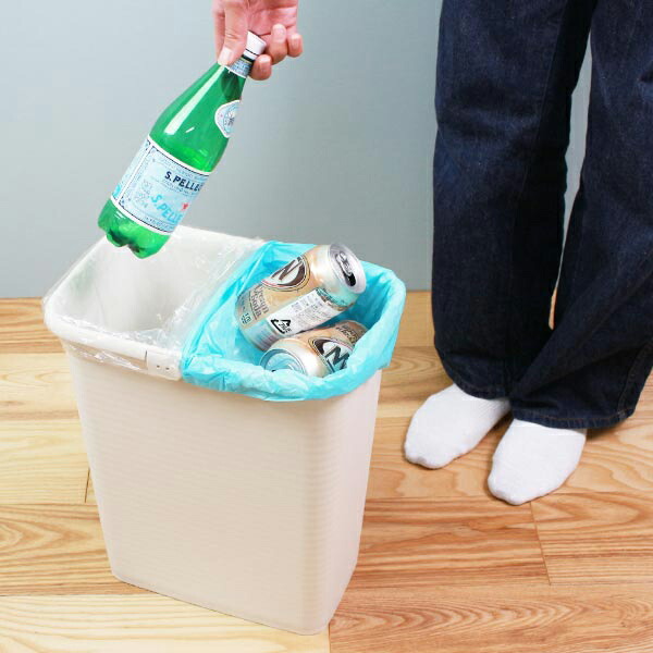 楽天市場】ゴミ箱 9L 分別 屑入れ 袋止め クリップ ごみ箱