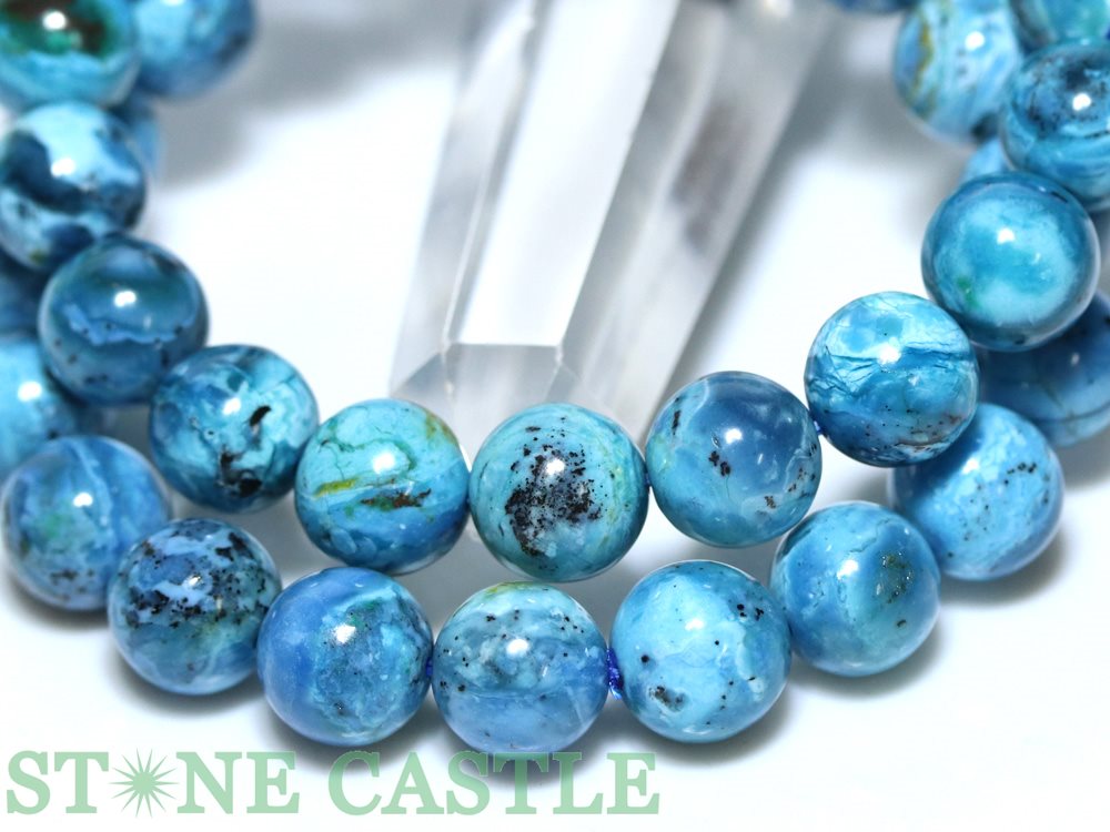 楽天市場】☆高品質☆【ブレスレット】ナミビアブルーオパール (約10