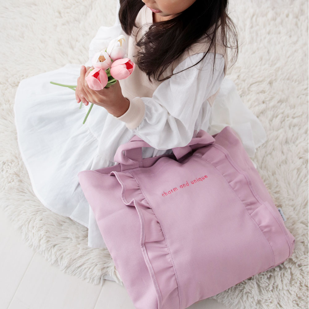 楽天市場】レッスンバッグ フリルトート DORACO ＼名入れ刺繍可能